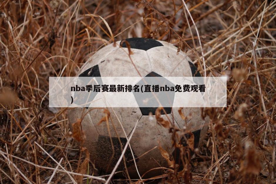 nba季后赛最新排名(直播nba免费观看)